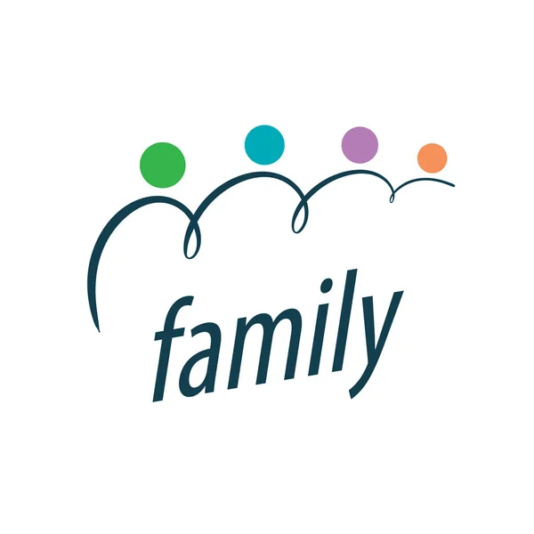 Vector familie logo — Stockvector