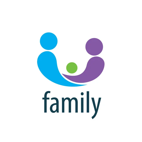 Logotipo da família vetorial — Vetor de Stock