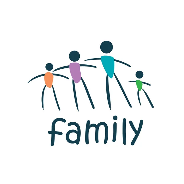 Wektor logo rodziny — Wektor stockowy