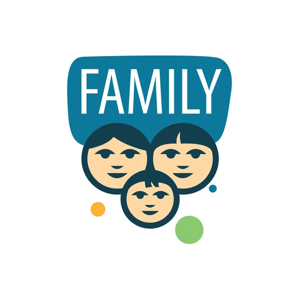 Vector family logo — Stock Vector