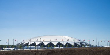 Samara Arena Futbol Stadyumu. Samara - Rusya Federasyonu FIFA Dünya Kupası 2018 yılında hosting şehir. 23 Haziran 2018