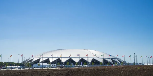 Samara Arena voetbalstadion. Samara - de stad waar het WK in Rusland in 2018. 23 juni 2018 — Stockfoto