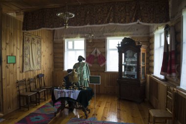 Bolgar Rusya Tataristan Cumhuriyeti içinde Ekmek Müzesi iç evde. Yaz günü. 7 Temmuz 2018