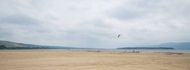 Panoramik Yarımadası Kopylovo Zhiguli dağlardan.