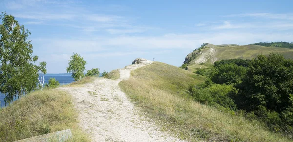 Molodetskiy Κουργκάν Αξιοθέατο Της Περιοχής Του Σαμαρα Μια Ηλιόλουστη Καλοκαιρινή — Φωτογραφία Αρχείου