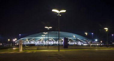Samara Arena Futbol Stadyumu. Samara - Rusya Federasyonu FIFA Dünya Kupası 2018 yılında hosting şehir. 2 Ağustos 2018 akşam