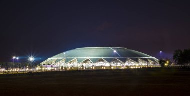 Samara Arena Futbol Stadyumu. Samara - Rusya Federasyonu FIFA Dünya Kupası 2018 yılında hosting şehir. 2 Ağustos 2018 akşam