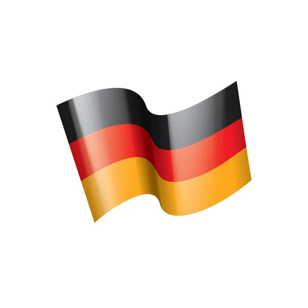 Tyskland flagga, vektor illustration — Stock vektor