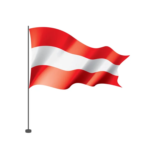 Austria bandera, ilustración vectorial — Archivo Imágenes Vectoriales