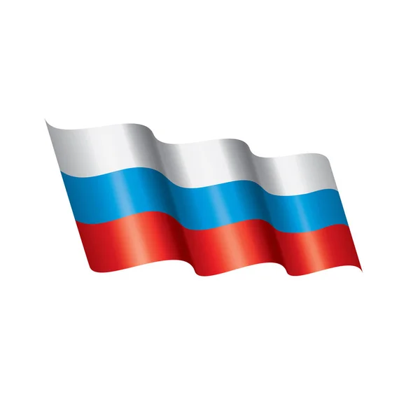 Russia bandiera, illustrazione vettoriale — Vettoriale Stock
