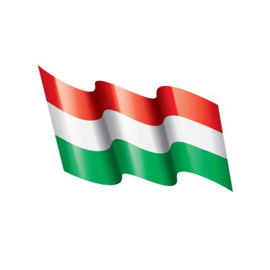 Macaristan bayrağı, vektör çizim