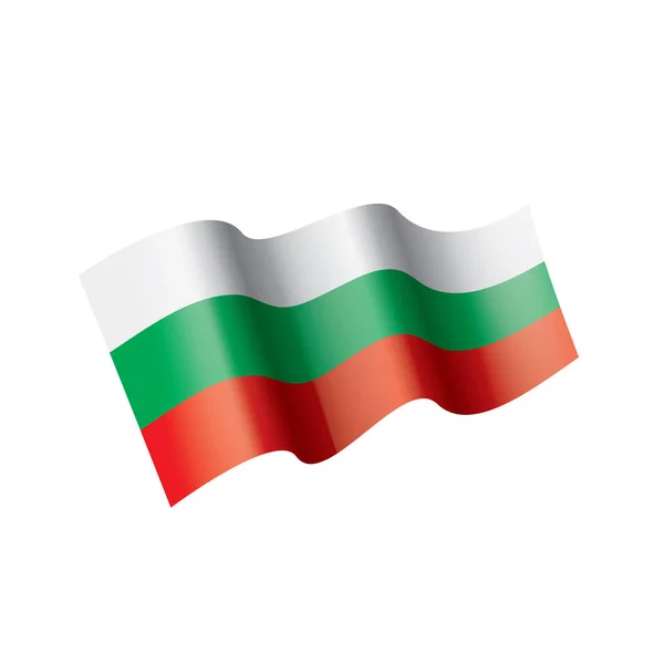 Bulgaria bandiera, illustrazione vettoriale — Vettoriale Stock