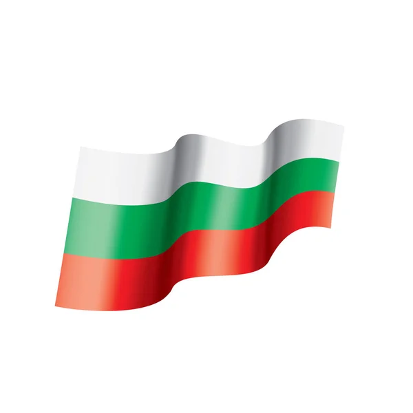 Bulgaristan bayrağı, vektör çizim — Stok Vektör