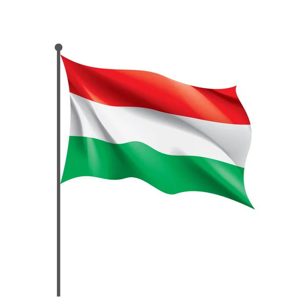 Hungary flag, vector illustration — Stock Vector