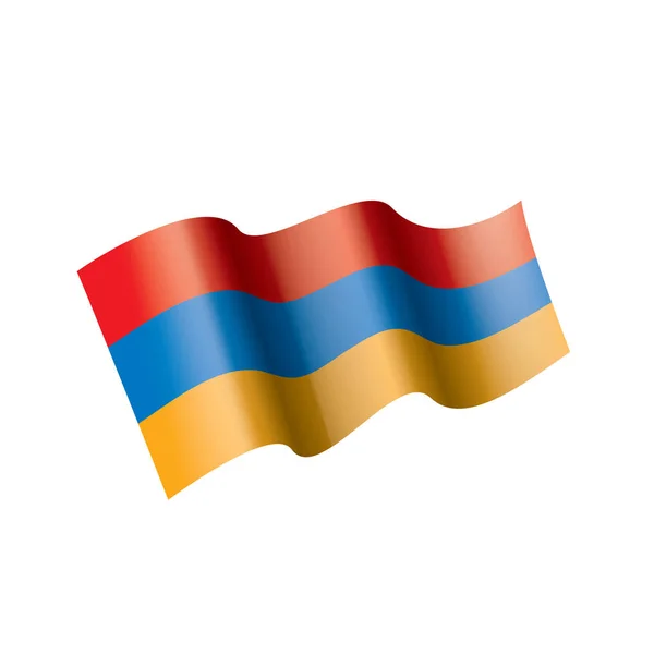 Armenien flagga, vektor illustration — Stock vektor