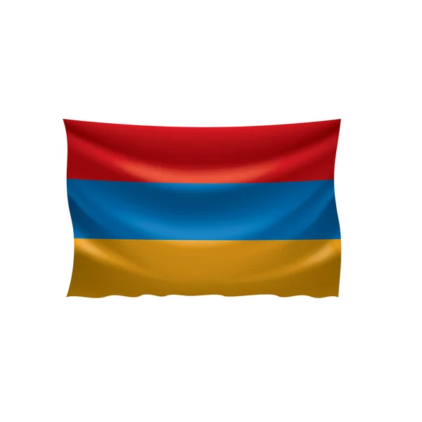 Bandera de Armenia, vector de ilustración — Vector de stock