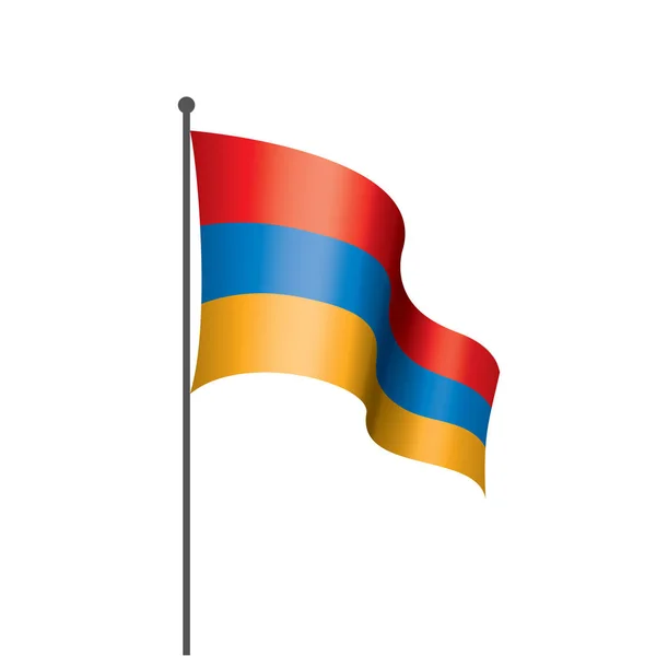 Armenien-Flagge, Vektorillustration — Stockvektor