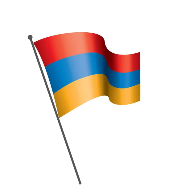 Armenien-Flagge, Vektorillustration — Stockvektor