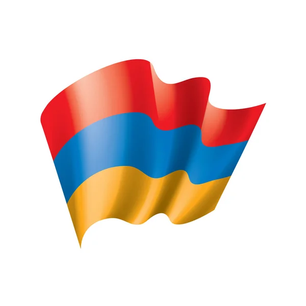 Armenien-Flagge, Vektorillustration — Stockvektor