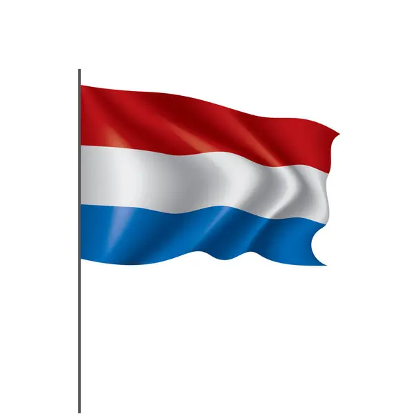 Bandeira da Holanda, ilustração vetorial — Vetor de Stock