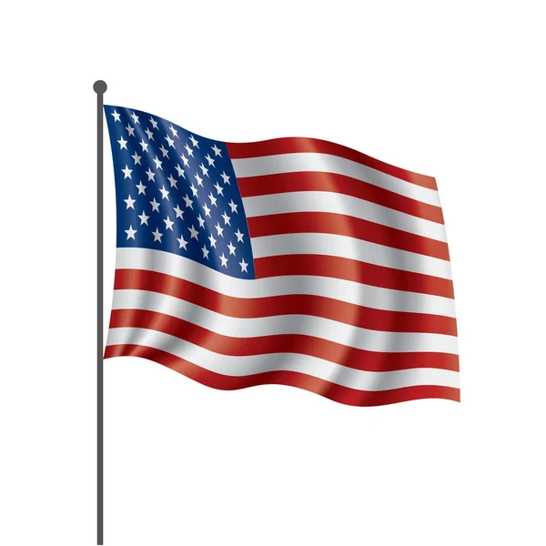 États-Unis Drapeau isolé — Image vectorielle