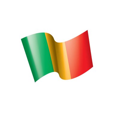 Mali bayrağı. Vektör