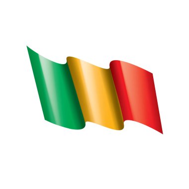 Mali bayrağı. Vektör
