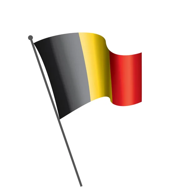 ( 영어 ) Flag of Belgium, vector illustration — 스톡 벡터