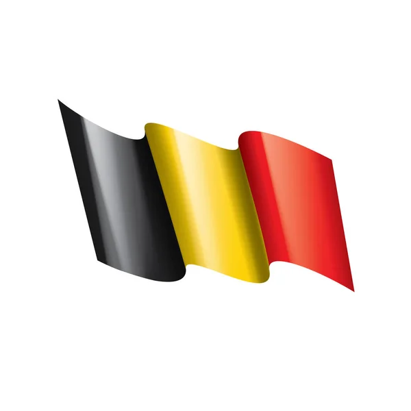 Belgiens flag, vektorillustration – Stock-vektor