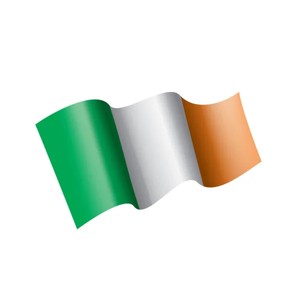 Ireland flagga, vektor illustration — Stock vektor