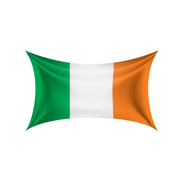 Bandeira irlandesa, ilustração vetorial — Vetor de Stock