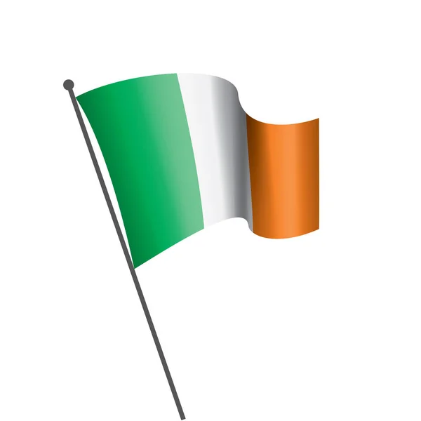 Bandera de Irlanda, ilustración vectorial — Archivo Imágenes Vectoriales