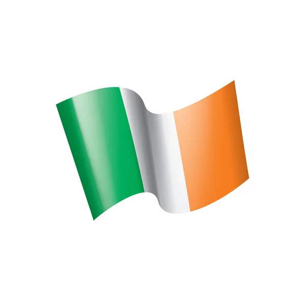 Ireland flag, vector illustration — Stock Vector