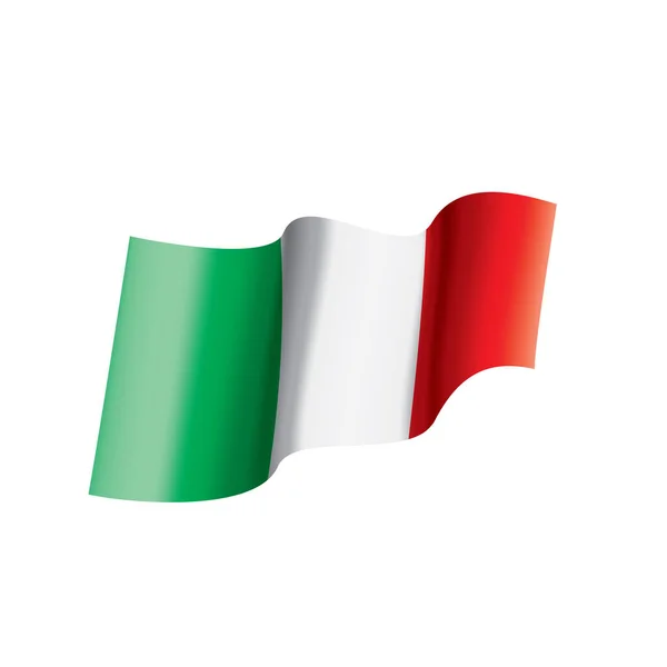 Italy flag, vector illustration — Stock Vector