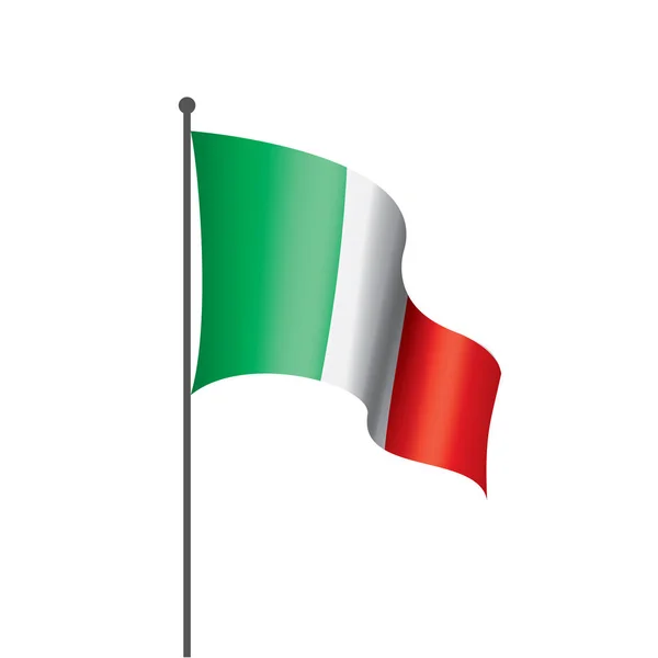 Italia bandera, ilustración vectorial — Archivo Imágenes Vectoriales