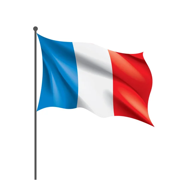 Frankreich Flagge, Vektor Illustration — Stockvektor