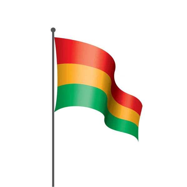 Bolivia vlag, vector illustratie — Stockvector