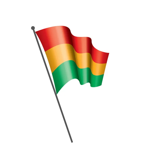 Bolivia vlag, vector illustratie — Stockvector