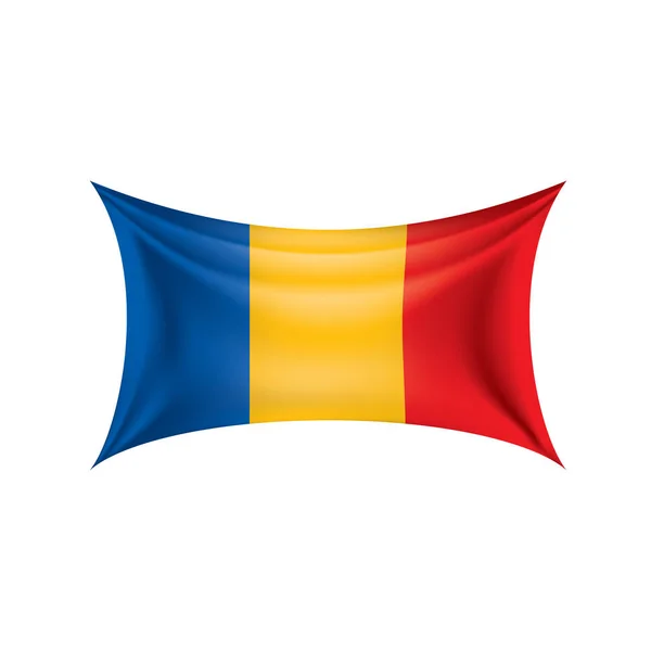 Drapeau Tchad, illustration vectorielle — Image vectorielle