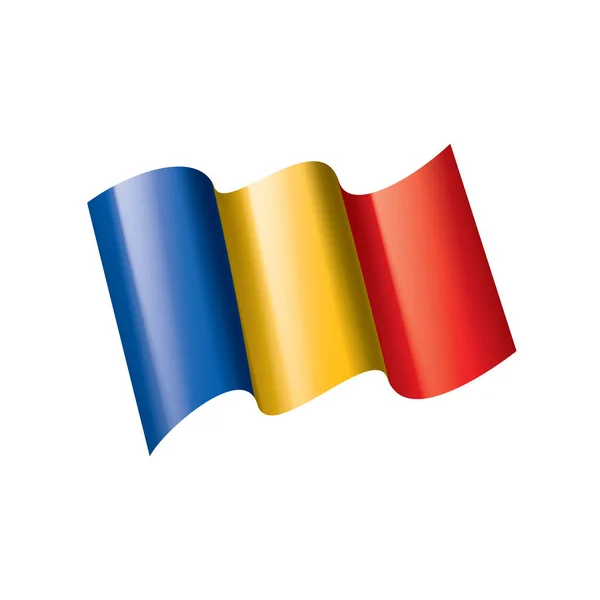 Flaga Czadu, ilustracji wektorowych — Wektor stockowy