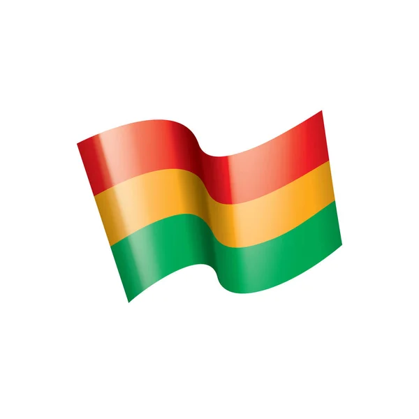 Bolivia vlag, vector illustratie — Stockvector