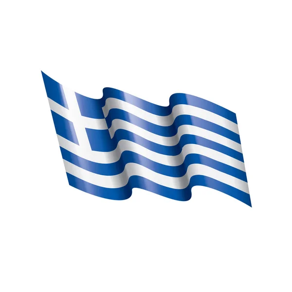 Грецький прапор, Векторні ілюстрації — стоковий вектор