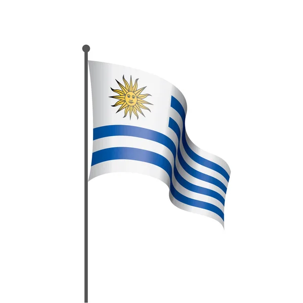 Uruguay Flagge, Vektorillustration — Stockvektor