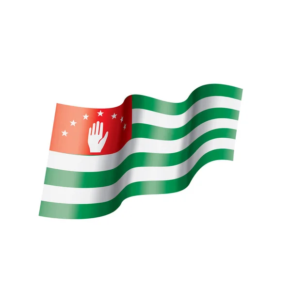 Bendera Abkhazia, ilustrasi vektor - Stok Vektor