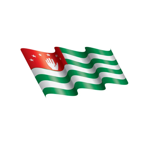 Bandeira da Abcásia, ilustração vetorial —  Vetores de Stock
