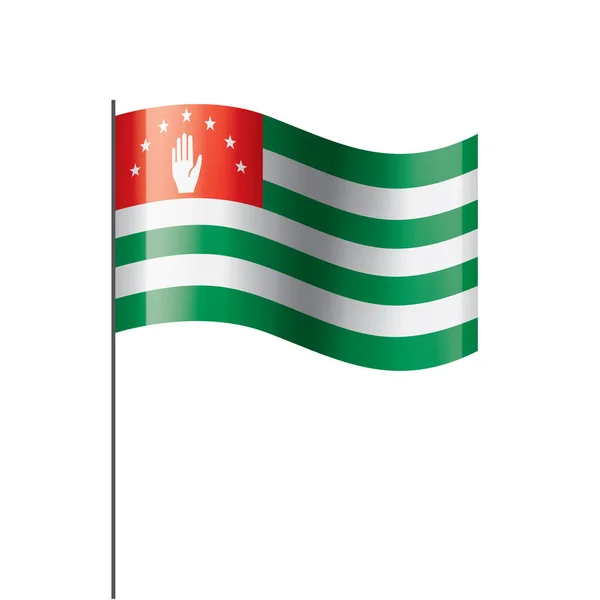Bandeira da Abcásia, ilustração vetorial —  Vetores de Stock