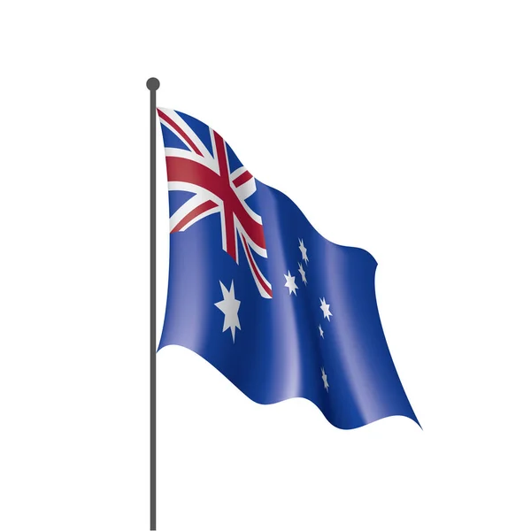 Bandera de Australia, ilustración vectorial — Vector de stock