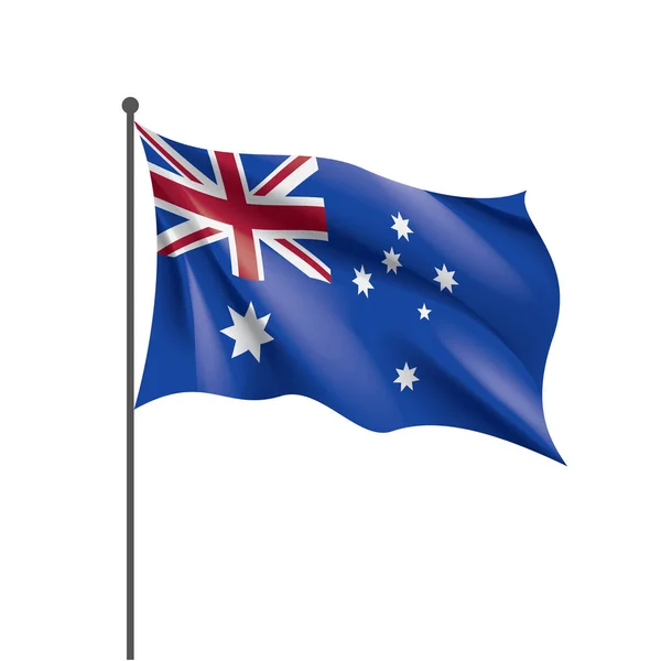 Australië vlag, vector illustratie — Stockvector