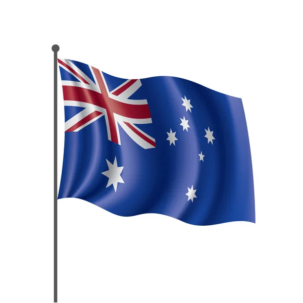 Bandera de Australia, ilustración vectorial — Vector de stock