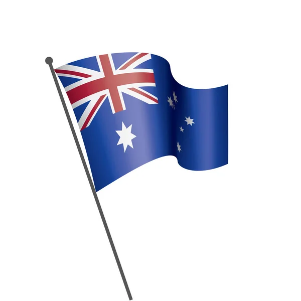 Bandera de Australia, ilustración vectorial — Vector de stock